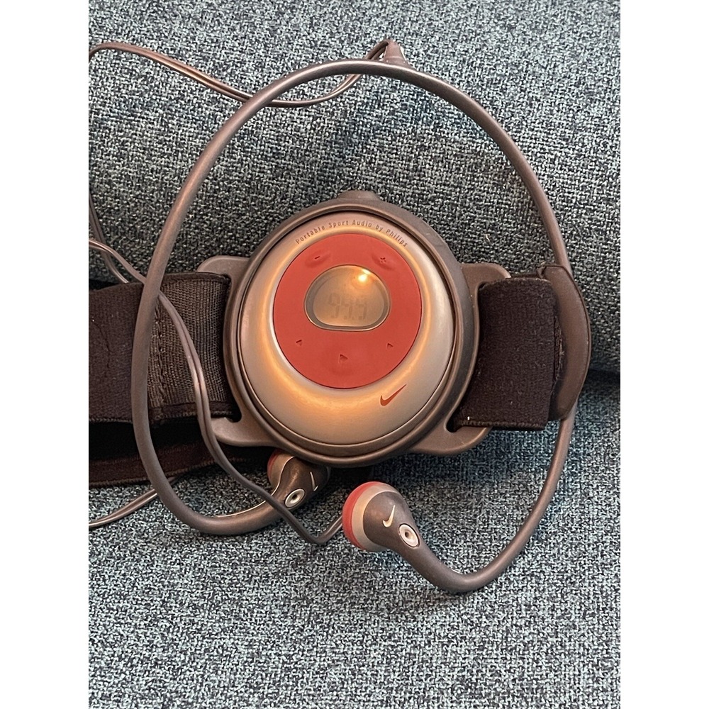 VIntage Phillips Nike Sport Portable Audio Player with Neckband Headphones